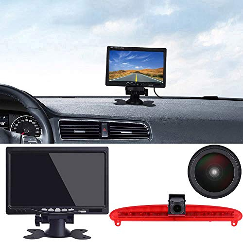 1280 x 720 Pixels 1000TV Lines Auto Brake Bremsleuchte Kamera Bremslicht Rückfahrkamera Wasserdicht Replacement for IVECO Daily 6 Transporter from 2015-2017+7 Reverse Monitor