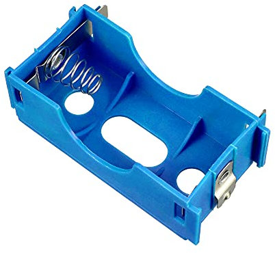 sourcing map Battery Case Storage Box D Size Battery Series or Parallel Blue for Laboratory Electronic Experimenting 2 Pcs