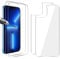 x2 9H Tempered Glass Screen Protector for Apple iPhone 13 Mini Front + Film Back