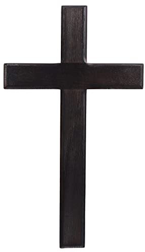 Veemoon 1stück Titel Dekoratives Holzkreuz Anhänger Christliches Wandkreuz Ornament Aus Holz Schwarz Handgefertigte Kreuz Dekoration Für Zuhause Und