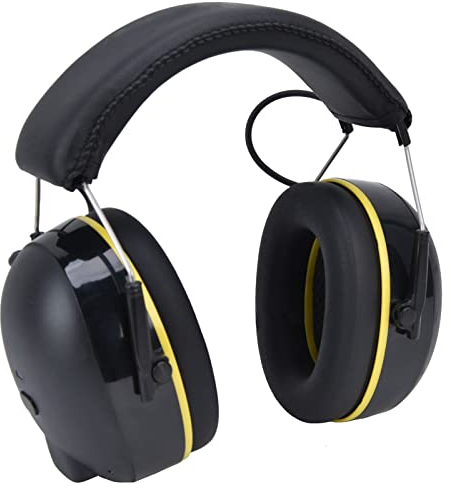Asixxsix Cuffie Antirumore, Cuffie Antirumore Ricaricabili Comode Bluetooth con Connessione Stabile 1000 mAh Cuffie Antirumore di Sicurezza Durevoli per Falciatura, Edilizia, Spazzaneve