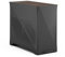 Fractal Design Era 2 ITX PC Case in Charcoal - Aluminium anodisé élégant, Plateau en Noyer Massif, Compatible avec Les GPU 3 Slots, câble Riser PCIe 4.0 Inclus
