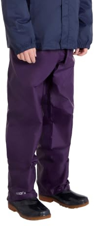 Mountain Warehouse Pakka Kids Waterproof Over Trousers | Lightweight & Breathable Rain Pants with Taped Seams for Boys & Girls, Easy to pack with Packaway Bag, For School, Walking