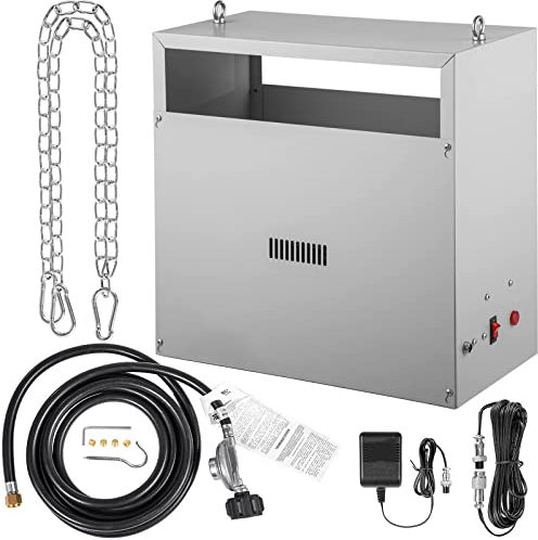 ARWIC 8 CO2-Brenner aus Messing, CO2-Generator für Pflanzen, eingebaute elektronische Zündung, 22352 BTU/Hr Flüssigpropan LP/Erdgas-Kohlendioxid-Generator, für Gewächshaus-Hydrokultur au LP