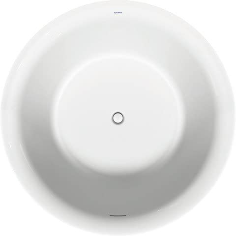 Duravit White Tulip Badewanne freistehend, Rund, L: 1400 mm x B: 1400 mm, 700470, 700470000000000