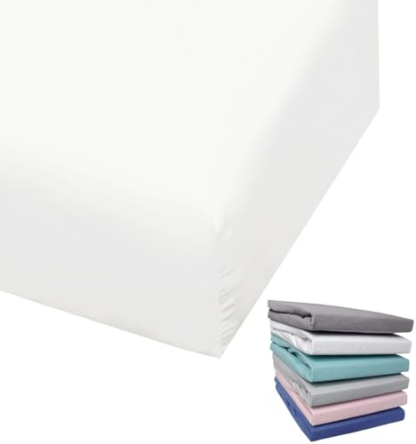 Bierbaum Biber Spannbettlaken Baumwolle 180x200 cm Weiß Grau Blau Rosa Türkis Silber Flieder Grün Taupe Rundgummi, Farbe:Weiß