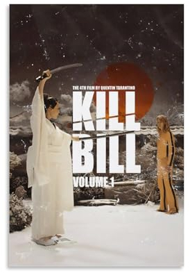 KHAMEO Kill Bill Poster, Modernes Wandposter für das Schlafzimmer, 30 x 45 cm