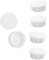 Qrity 10 Piezas Tapas de Plástico 35mm, Tornillos Embellecedor Cubre, Blanco, Tapones Ciegos, Tapones para Agujeros de Perforación para Muebles