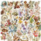 50 Stück Oil Painting Elf Aufkleber Pack Ölgemälde Geister Sticker Set wasserdichte Vinyl Sticker für Laptop Kinder Autos Motorrad Fahrrad Skateboard Gepäck Koffer Computer Aufkleber Graffiti Decal