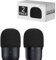 Geekria for Creators Pare-brise en mousse compatible avec Razer Seiren Mini, Seiren V3 Mini, housse en mousse anti-pop, housse anti-vent pour micro, filtre en mousse éponge (noir/lot de 2)