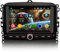 Erisin 7 pollici 8-Core 4GB+64GB Android 14 Autoradio Bluetooth GPS Navigatore per Fiat 500L 2012-2016 Supporto CarPlay Senza fili Android Auto WiFi DSP DAB+ USB FM RDS OBD2 Controllo del Volante