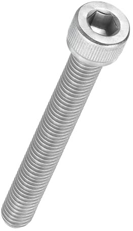 Kozelo 10pcs Tornillos de Cabeza Hexagonal - [M8-1.25 x 70mm] Acero Inoxidable 304 Totalmente Roscado Allen Tornillo para Motor Eléctrico Ventilador Impresión 3D Reparación, Plateado
