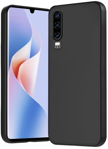 Agedate Dünn Handyhülle für Huawei P30 hülle, Antikratzer, Anti-Schock, Anti-Rutsch Schutzhülle, Unterstützt kabelloses Laden,Anti-Fingerabdruck Fallschutz Handyhülle für Huawei P30