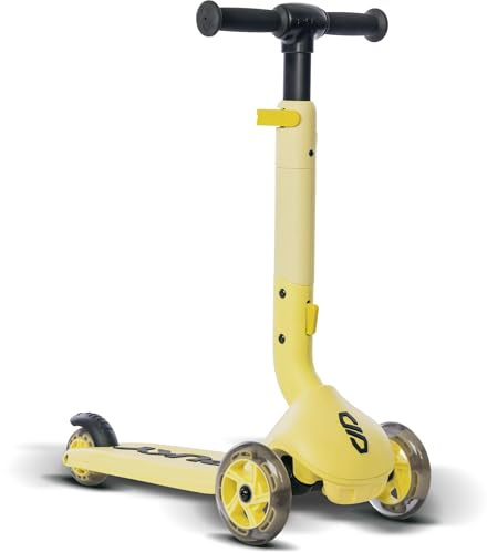 Puky Roller Push & Tuch Blaubaer | Tretroller Laufrad ab 2 Jahre | Kinderroller geeignet für Körpergröße 85-110 cm | Puky Roller Scooter mit LED-Bereifung, Klappmechanismus, Höhenverstellbarer Lenker