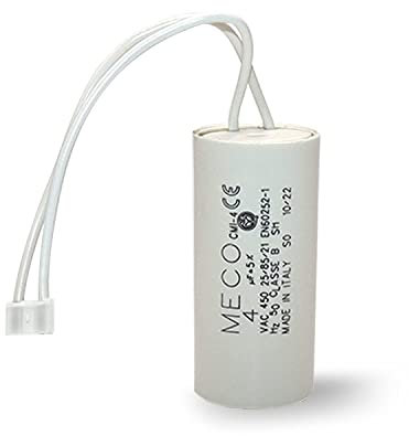 Condensateur 4µF pour moteur de volet roulant Bubendorff – Connecteur JST – 450V – Fond plat – Compact et fiable – Remplacement rapide – Fabrication italienne – Longue durée de vie