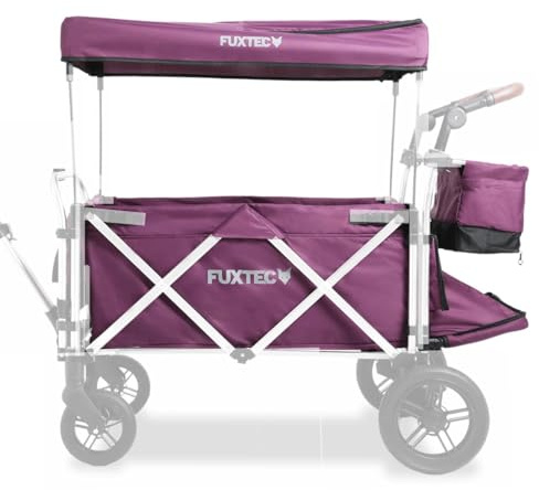 Fuxtec Bollerwagen FX-CTL950 Stoffbezug Purpur – Ersatzbezug Luxus-Bollerwagen – Passend für Modellreihe FX-CTL950