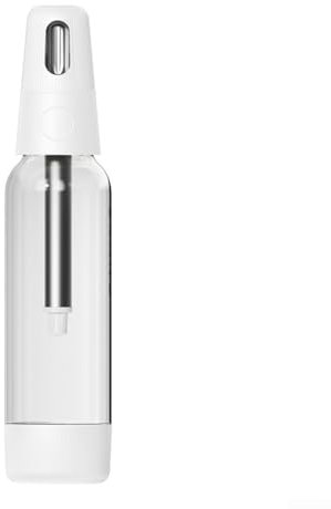 Gazéifiez vos boissons en toute simplicité 1000 ml pour machine à soda pour jus et eau pétillante (blanc)