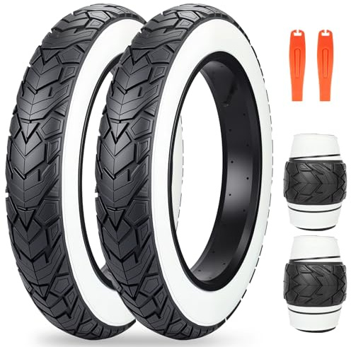 ZUKKA Fat Bike Tire 20/26 x 4,0 Zoll Mountain Bike Tire | Fat Tire 20/26 Zoll, Heavy Duty, Deep Grooves, Foldable Replacement, All Terrain