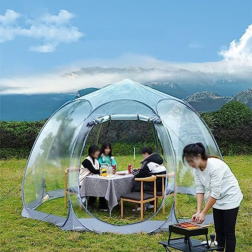 Pop Up Gazebo, Dome Shelter for 5-7 People, Large Instant Greenhouse Canopy for Party and Camping
