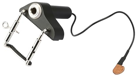 UNTERING Professioneller Violinen-Tonabnehmer für Violine, akustischer Klang, Steg-Tonabnehmer, Einstellung, elektronischer Orgel-Tonabnehmer, Violin-Tonabnehmer