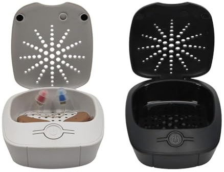 Electronic Hearing Aid Dryer,Portable Hearing Aids Dehumidifiers,Electric Dryer Drying Portable Box Dehumidifier Case,USB