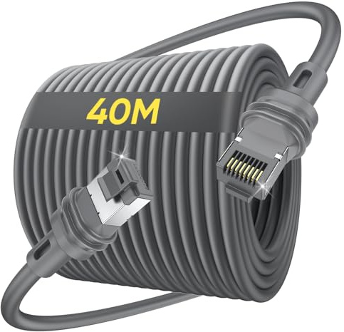 SUNGUY Câble Starlink Gen 3 de 133 pieds, rallonge de remplacement Starlink | Câble Starlink étanche pour kit Internet par satellite Standard Generation 3, Standard 4, 4X et V4