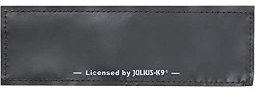 JULIUS K-9 Klettaufschrift, BLANKO Logo - Licensed by, groß, Schwarz