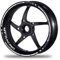 PROFILETEC.COM FELGENRANDAUFKLEBER passend für Yamaha MT-125 Moto GP Style Felgenaufkleber (Motiv 2)