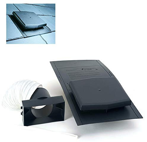 10K Slate Roof Tile Vent Ventilator & Adapter Kit, Extractor Fans & Soil Pipe