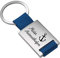 Geschenke 24 | Schlüsselanhänger mit Gravur Heimathafen (Blau - VS&RS) | personalisiert mit Wunschname | Autozubehör maritimes Design | Vatertagsgeschenk | kleine Aufmerksamkeit