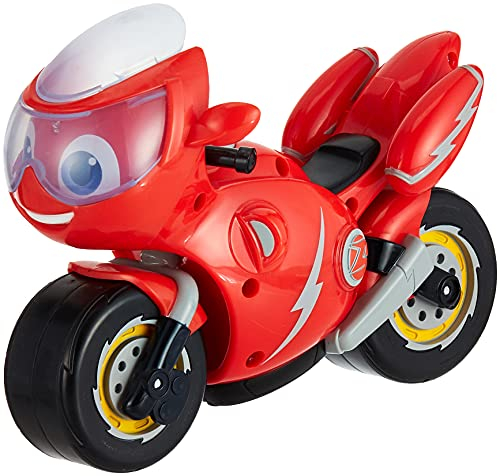 TOMY Ricky Zoom - Lumières Et Sons Ricky - Grande Moto Jouet Avec 8 Sons Et Phrases - Figures D'Action Pour Les Enfants - Pour les Garçons Et Les Filles De 3 Ans Plus - Multicolore