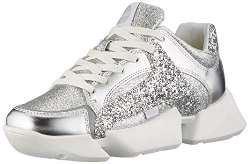Buffalo Damen Matrix Two Sneaker, Silver, 40 EU