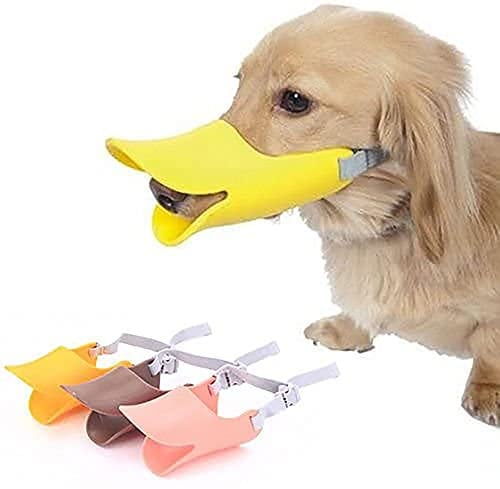 Hundemaulkorb Anti-Biss Silikon Entenschnabel Entenmundform Hund Mundabdeckungen Anti-Called Maulkorb für Welpen Hund