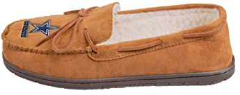 FOCO Forever Collectibles Championship NFL American Football International Fan Hausschuhe Mokassin Slippers Pantoffeln (L, Dallas Cowboys)