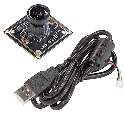Arducam 16MP Wide Angle USB Camera for Laptop, 1/2.8 CMOS IMX298 Mini UVC USB2.0 4K Video Webcam with Microphone, with 3.3ft/1m Cable