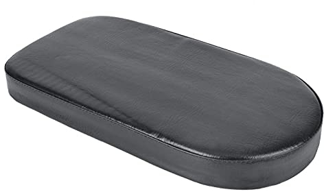 Fahrrad-Rücksattel, Fahrrad bemanntes Kissen PU Fahrrad-Rücksattel Sitzbezug Kissen breites weiches Pad Fahrradzubehör （Schwarz）(schwarz)
