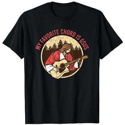 My Favorite Chord Is Gsus Music Faith Gitarre T-Shirt