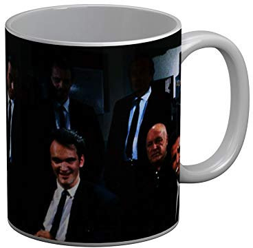 French Unicorn Ceramic Coffee Mug 325ml Reservoir Dogs Casting Film Tarantino Comedy Black