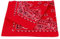 Alsino Bandana Stirnband Rockabilly Durag-Muster Herren-Stirnband - 53 cm x 53 cm 100% Baumwolle, Farbe wählen:Paisley rot
