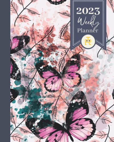 Butterflies & Leaves in Nature: 12 Month Planner 2023