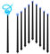 MDYBF Lumineuse, 10 Baguettes Magiques de SorcièRe de Jouet de LumièRe et de Son Magiques, Lumineuse, Accessoire de Costume de FêTe (Noir)