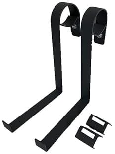 Casaflora Blumenkastenhalterung, schwarz (für runde Geländer) 25x3x29