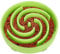 LEACOOLKEY Large Slow Feeder Dog Bowl,Maze Interactive Slow Eating Feeder Bowls, Anti Gulping Healthy Eating,Stop Bloat Pet Slow Down Feeding Dishes for Medium/Big Dogs(Grass Green）