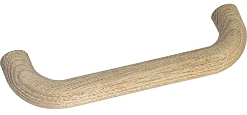 ALLES IM GRIFF Holzgriff Otama LA 96mm Breite 108mm - Möbelgriff Holz, Esche roh