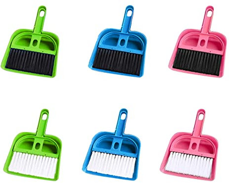ulafbwur Desk Cleaning Brush Practical Cleaning Sweeper Dustpan Set Solid
