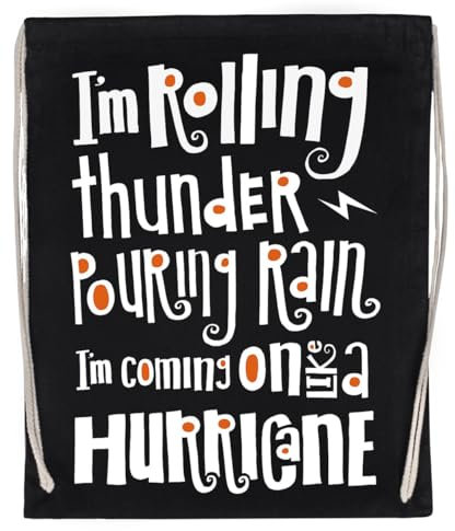 Hells Bells Wiederverwendbare Sportreisetasche Aus Baumwolle Reusable Sport Bag Cotton Black Backpack