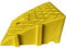 Heavy Duty Kerb Ramps Car Ramps Threshold Ramp Portable Wheelchair Ramp for Wheelie Bins Wheelbarrows Bikes (Color : Yellow, Size : 9.8in*15.7in*6.2in)
