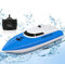 SZJJX RC Boat, Remote Control Boats for Lake/Pool/Pond, 2.4 GHz High Speed Mini Boats, Outdoor Adventure Electric RC Racing Boats for Adults & Kids-Blue
