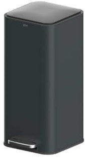 5five - poubelle delta en métal vert 30l