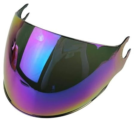 EVURU Helmlinsen-Visier-Ersatz Für OF562 Unisex Motorrad Helm Visier Objektiv Half Face Motorrad Helm Objektiv Visier Windschutzscheibe Schutzhülle Ersatz(Color)